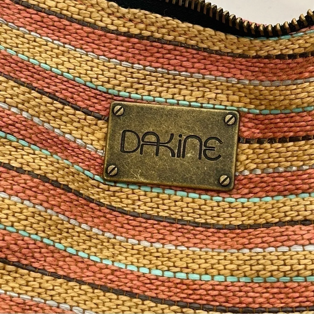 Dakine Multicolored Striped Weave Shoulder Bag